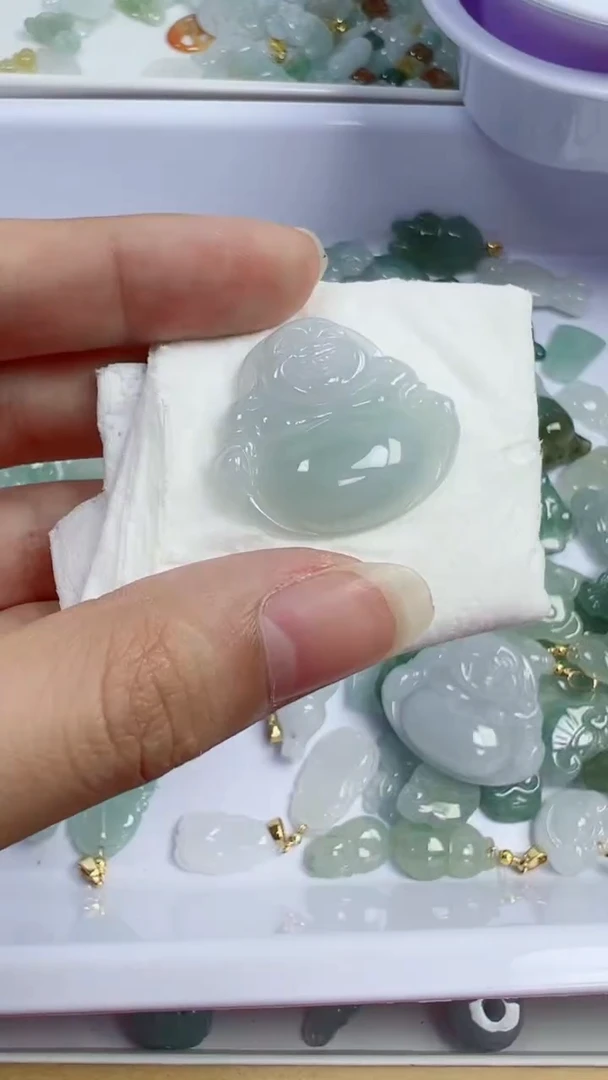 散珠翡翠75号链接，A货翡翠