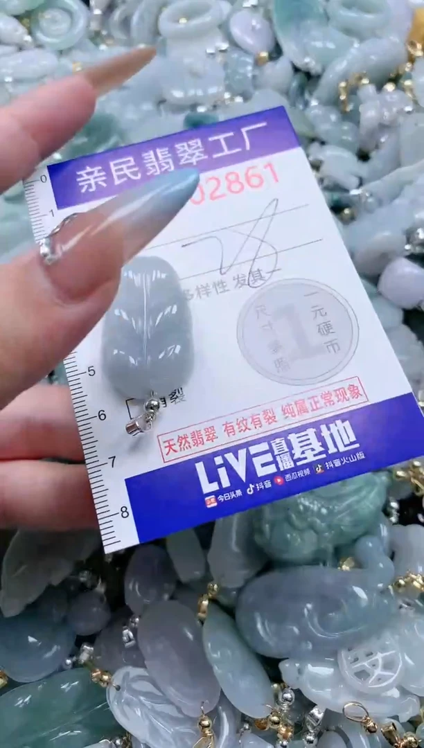 翡翠未镶嵌吊坠(不含链)2861