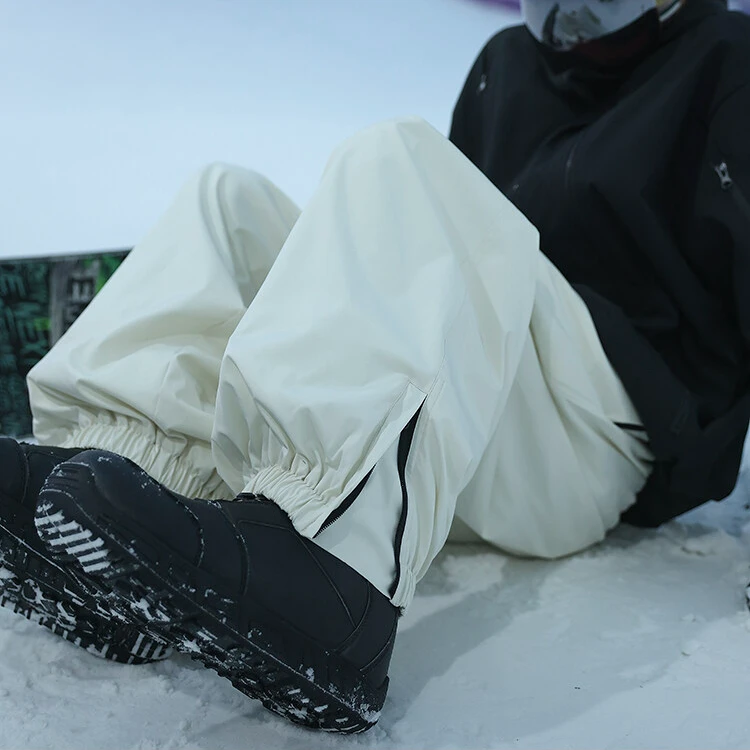 哈尔滨防寒冲锋裤男女款冬季防水防风滑雪裤户外三防加绒束脚雪裤