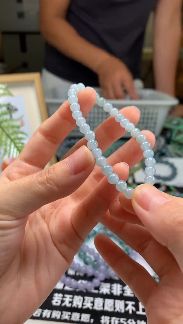未镶嵌手串翡翠---19903