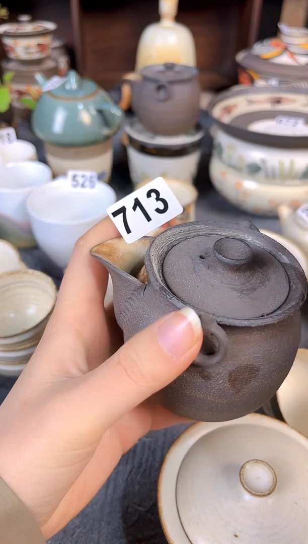 【闪购商品】陶八工黑陶瑕品宝瓶