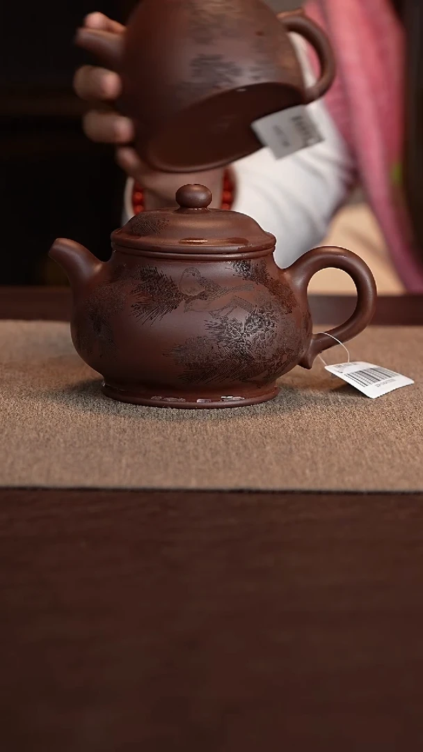 【闪购商品】紫砂茶壶老紫泥潘壶