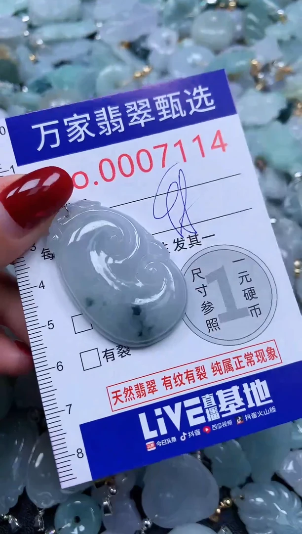颈饰未镶嵌翡翠7114
