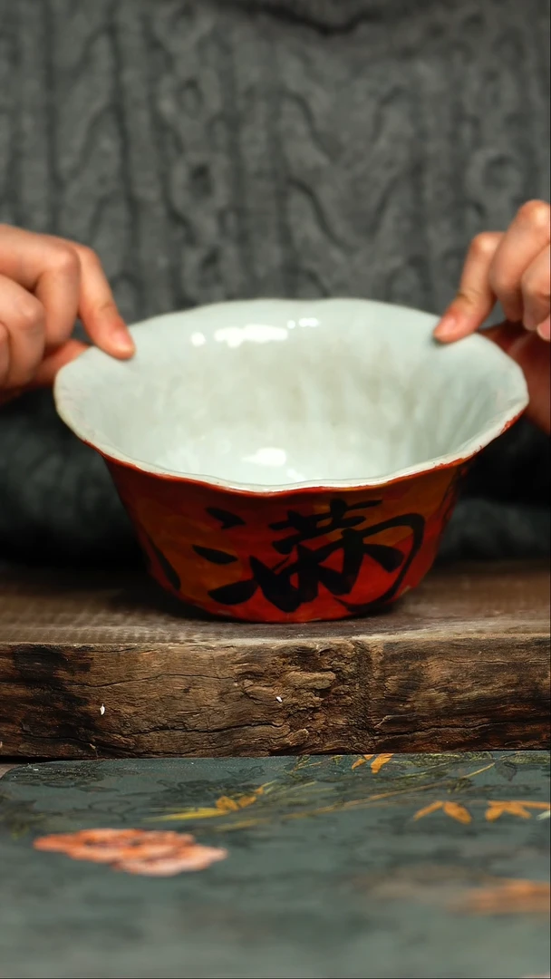 【闪购商品】杯杯釉下彩手工手绘同款陶器