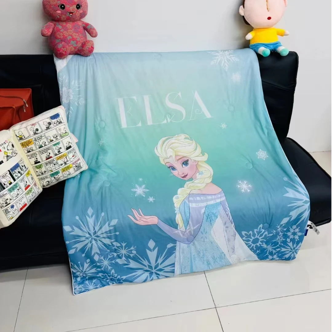 【爱莎公主】110x150儿童透气亲肤可爱婴幼儿冷感被XH