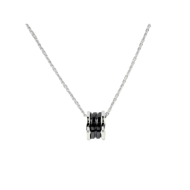 99新 BVLGARI/宝格丽  慈善款项链925银 原盒