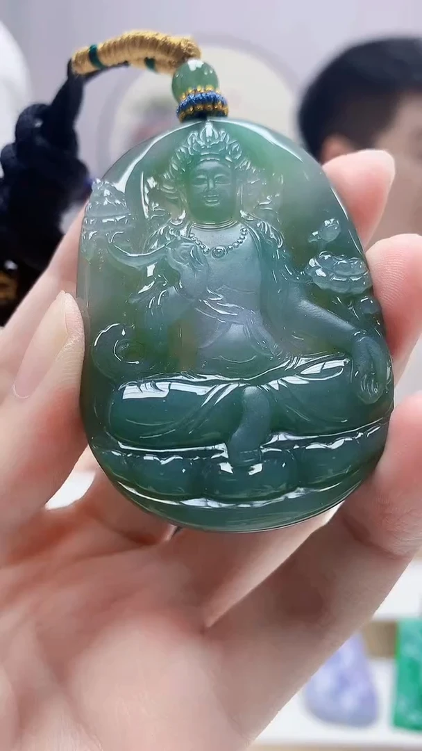 未镶嵌定制翡翠5028zm-毛货挂件156