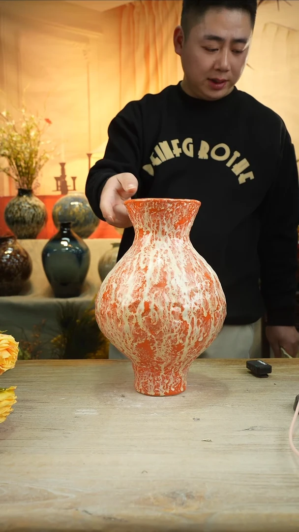 高32口12陶瓷花器