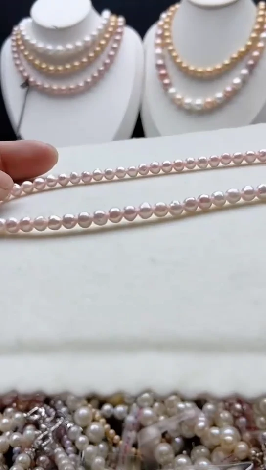 淡水珍珠未镶嵌颈饰1