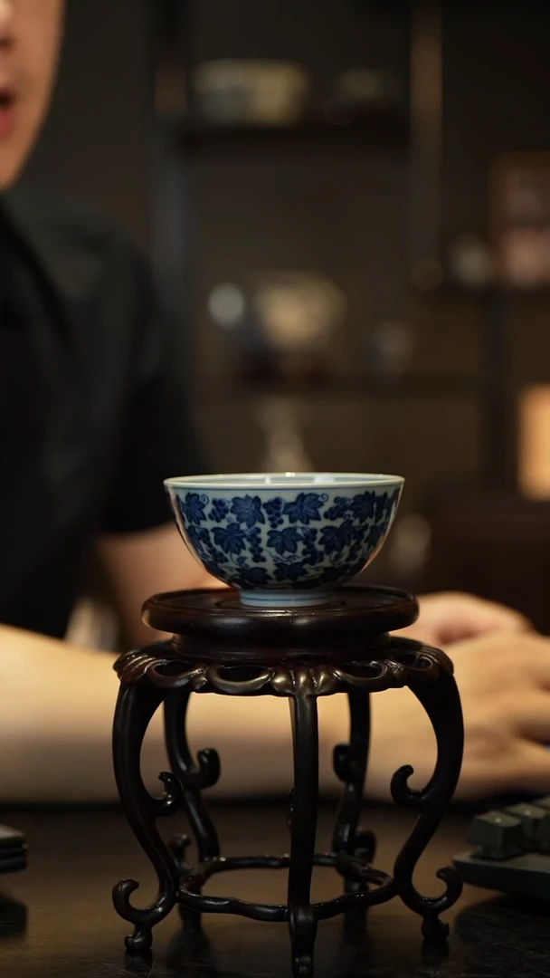 酱*宣之堂葡萄纹主人杯