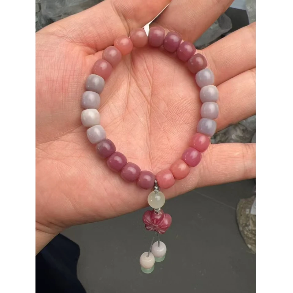 菩提藕粉直鼓芸屿手串8*7mm D-A587060