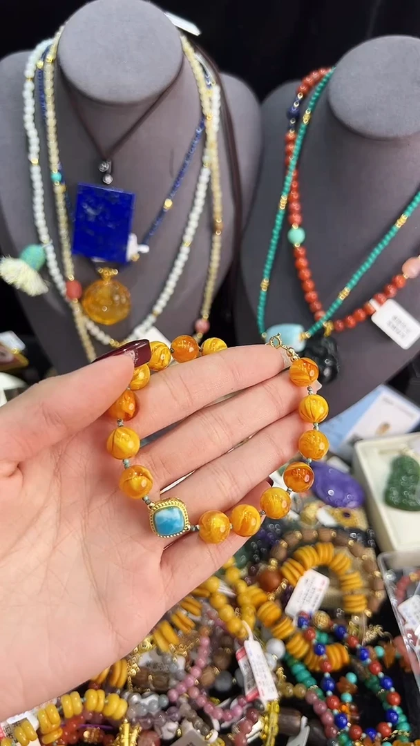 【闪购商品】蜜蜡手链未镶嵌手串