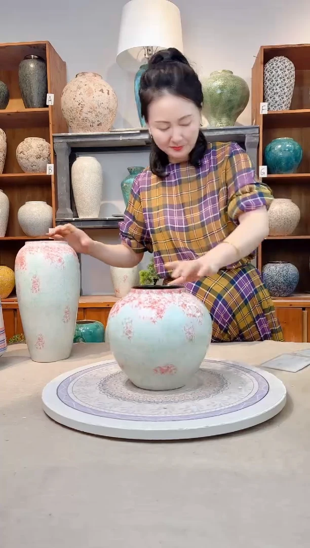 瓶陶瓷花瓶   曼波 小号   正品