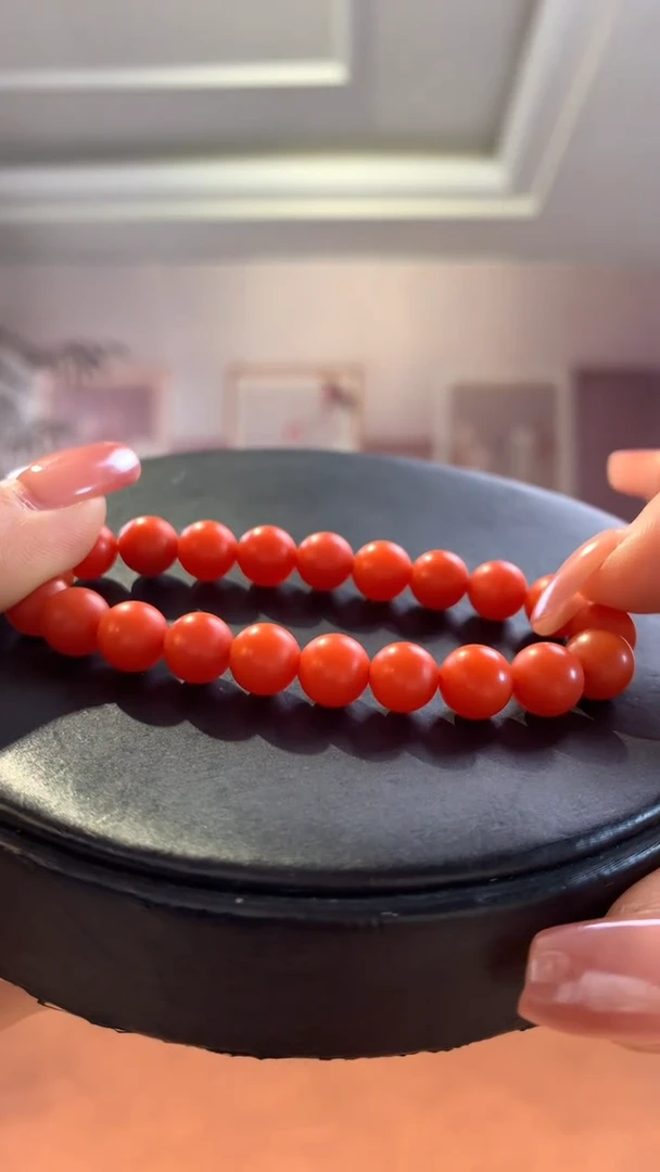 【闪购商品】玛瑙/玉髓手串未镶嵌保山南红8mm单圈