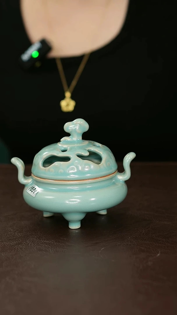 摆件原矿汝宋汝瓷1581