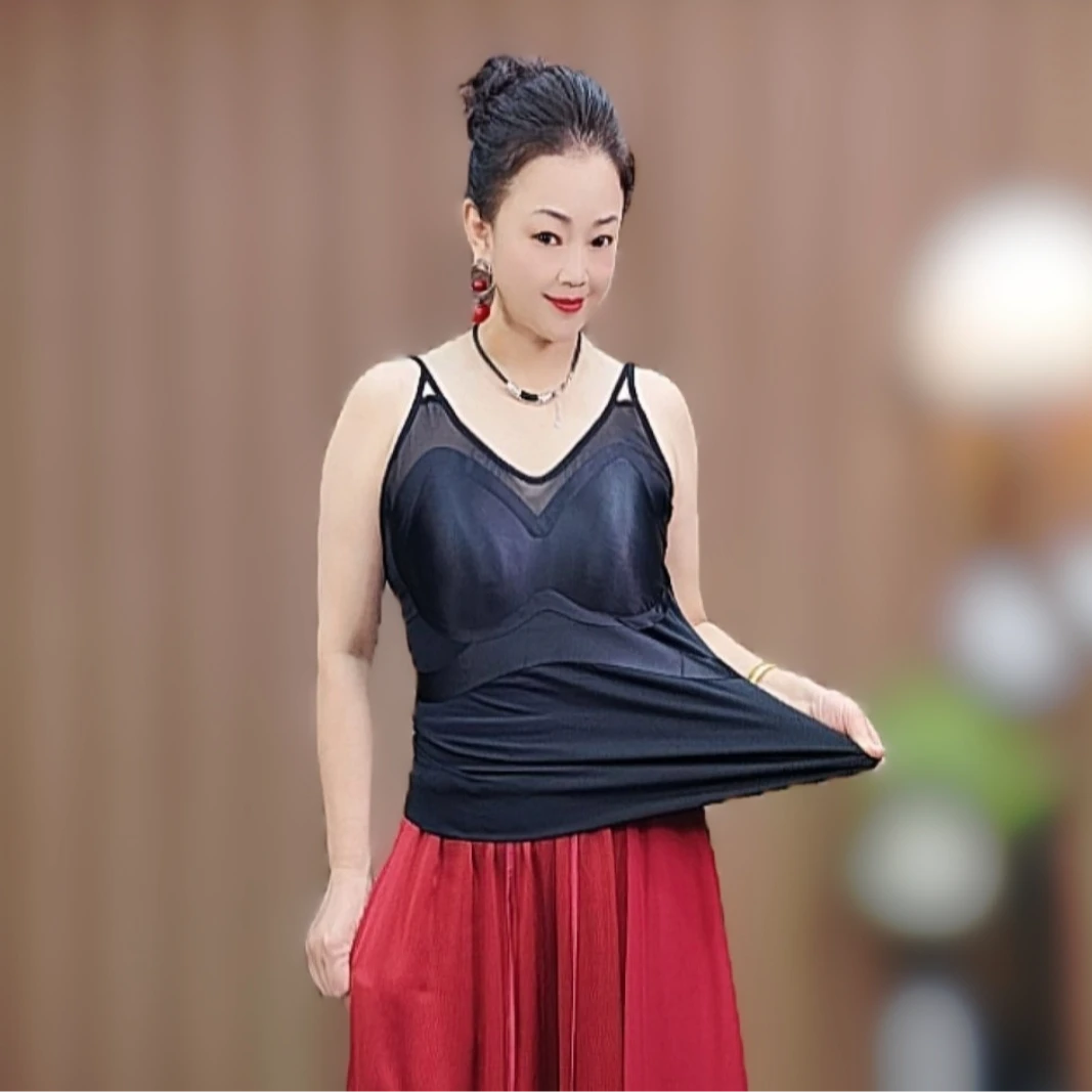 9003款 时尚美背 夏季新款 纯色修身 蕾丝显瘦气质百搭 洋气女士