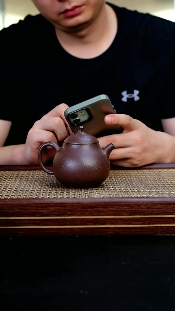 茶壶紫砂天青茄瓜