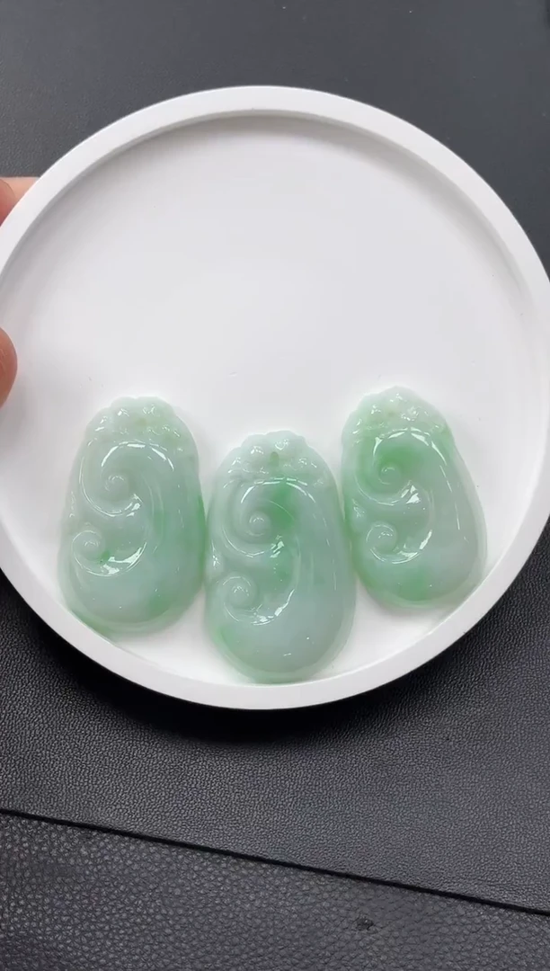 未镶嵌挂件翡翠如意/多样性发1件