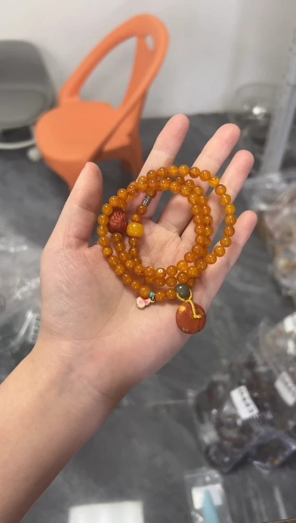 未镶嵌蜜蜡手链蜜蜡手串[多样发其一]