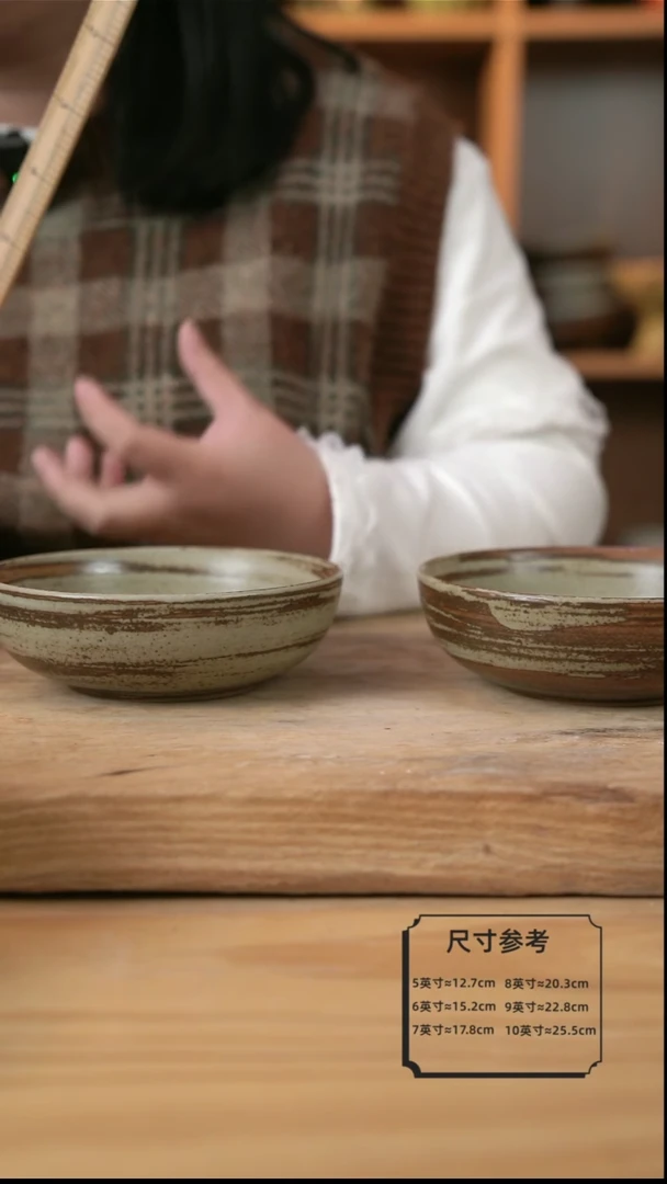 【闪购商品】D001岁月风情的6英寸拌面碗2个