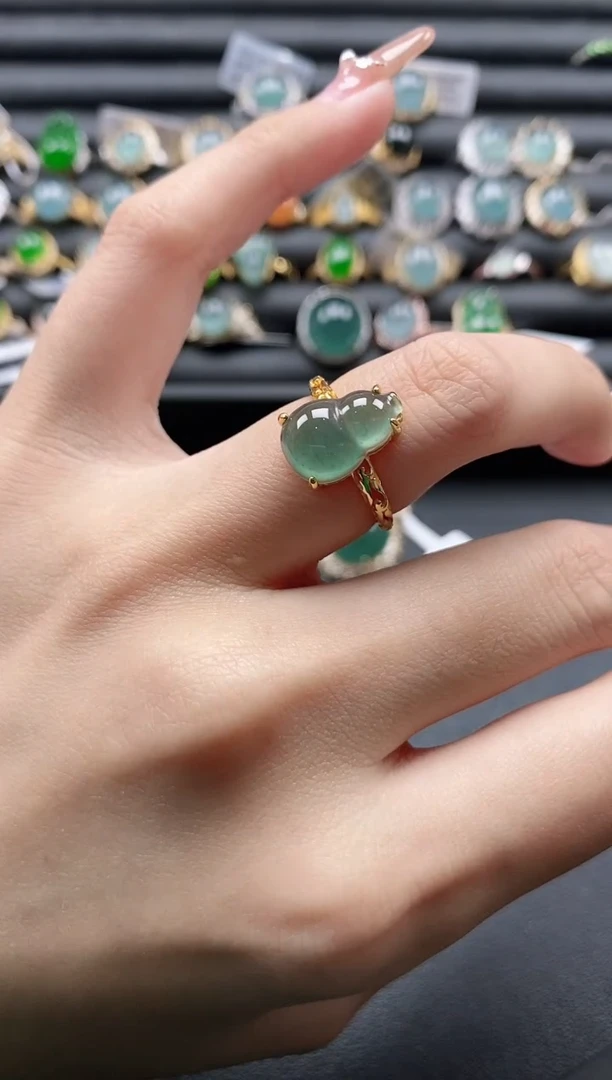 【闪购商品】翡翠戒指银S925镶嵌1111