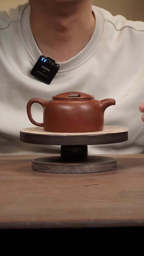 茶壶紫砂降坡泥牛盖莲子