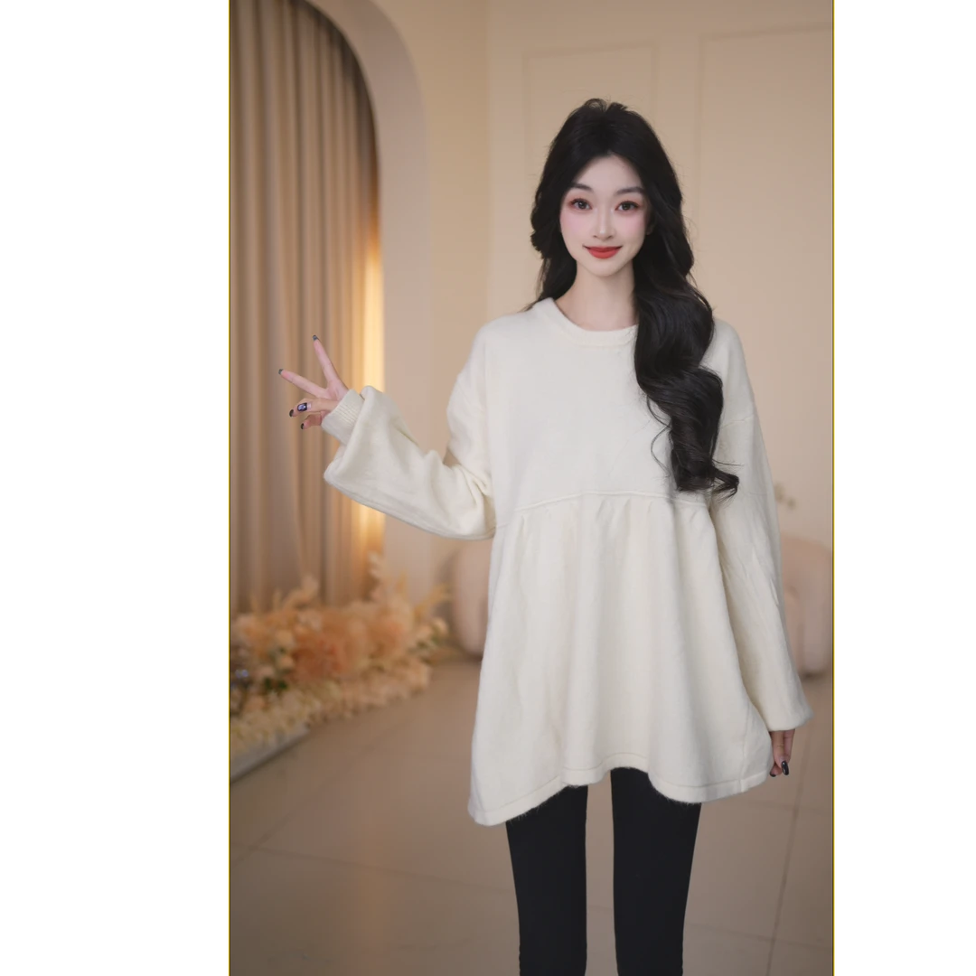 Basic House/百家好气质时尚轻奢针织毛衣B1385B5A8J2