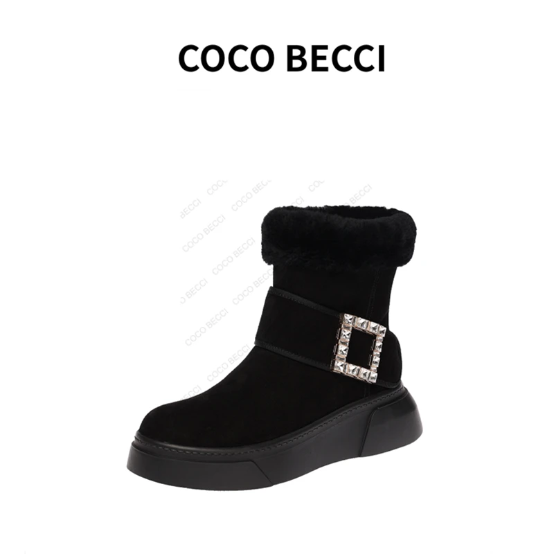 25秋冬新款甜美百搭氛围感时尚短靴