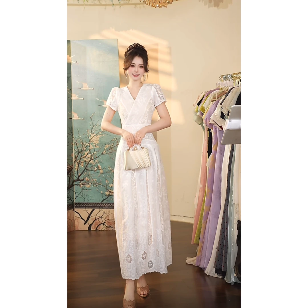 瑞瑞定制-1354（一见倾心）连衣裙G005