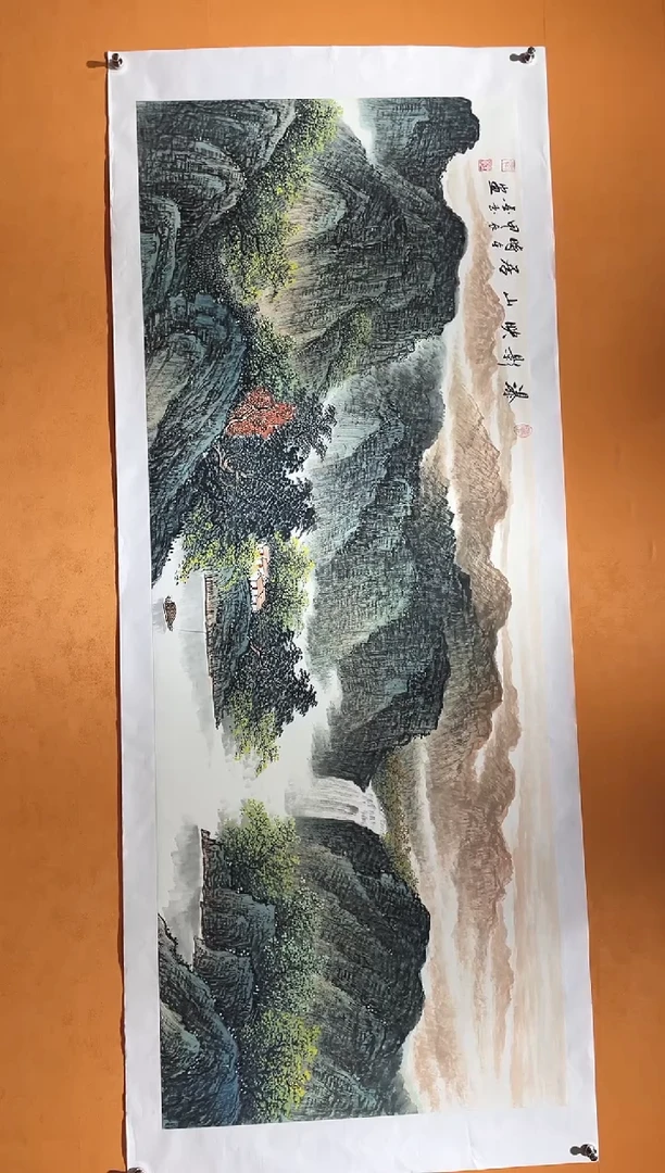 国画刘金玉教授亲笔手绘