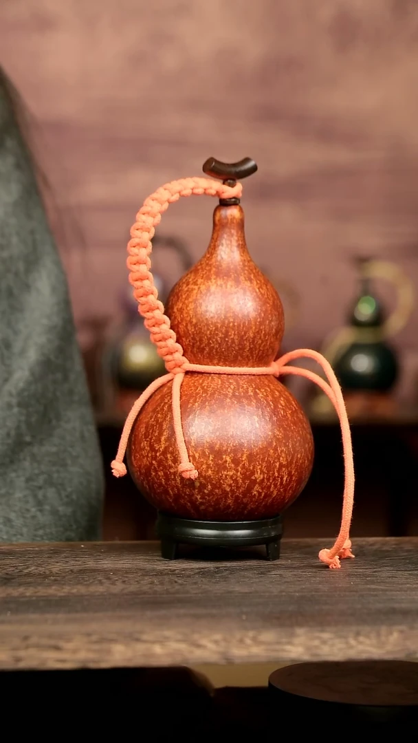 461号中药煮色  ml左右 大漆葫芦水壶/酒壶 一物一拍