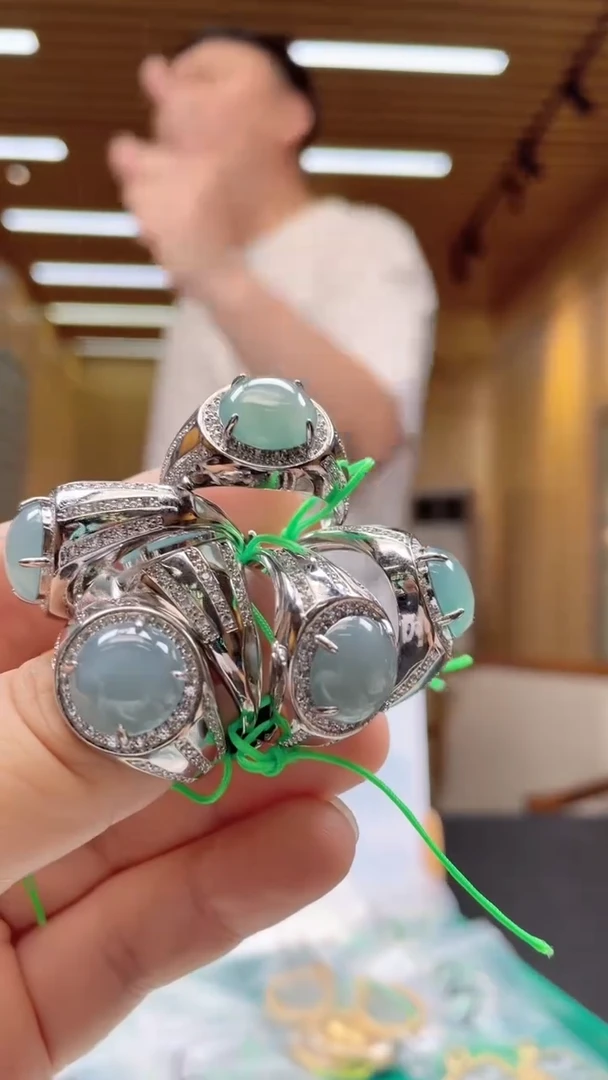 翡翠未镶嵌颈饰多样性发货（只发一件）x10