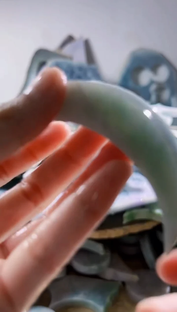 翡翠裸石缅甸翡翠A货柠6114