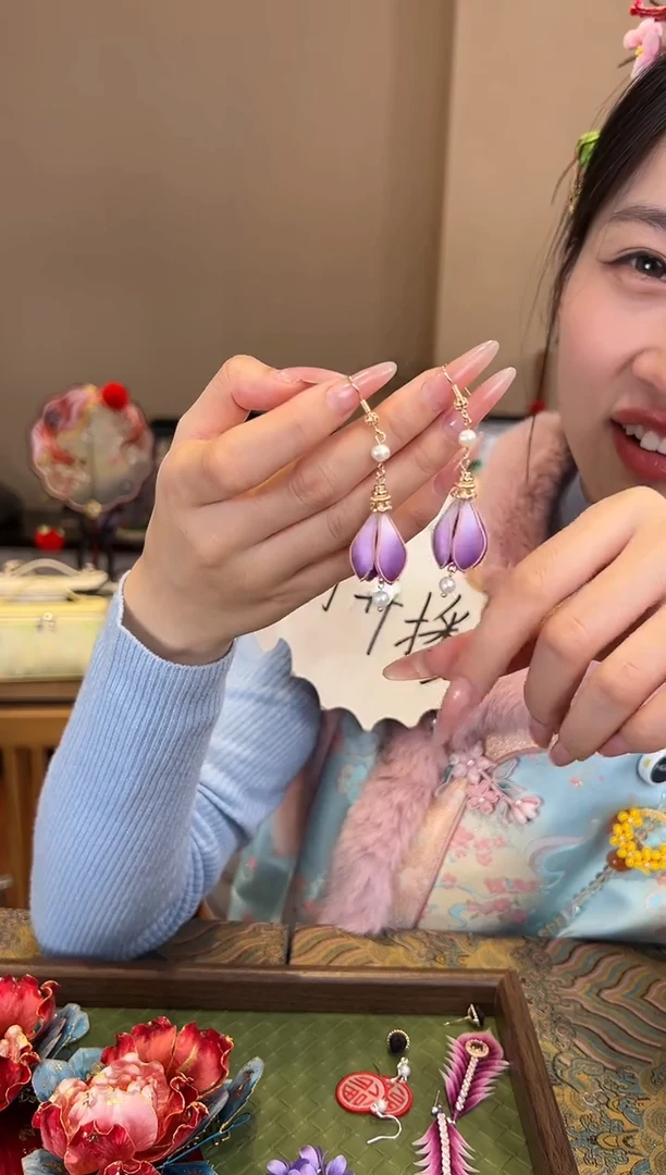 刺绣苏绣世家非遗手工（耳环）