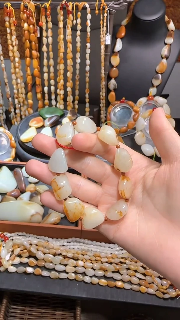 手链未镶嵌和田玉48.4克