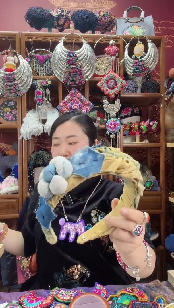 刺绣小发箍91甜甜家