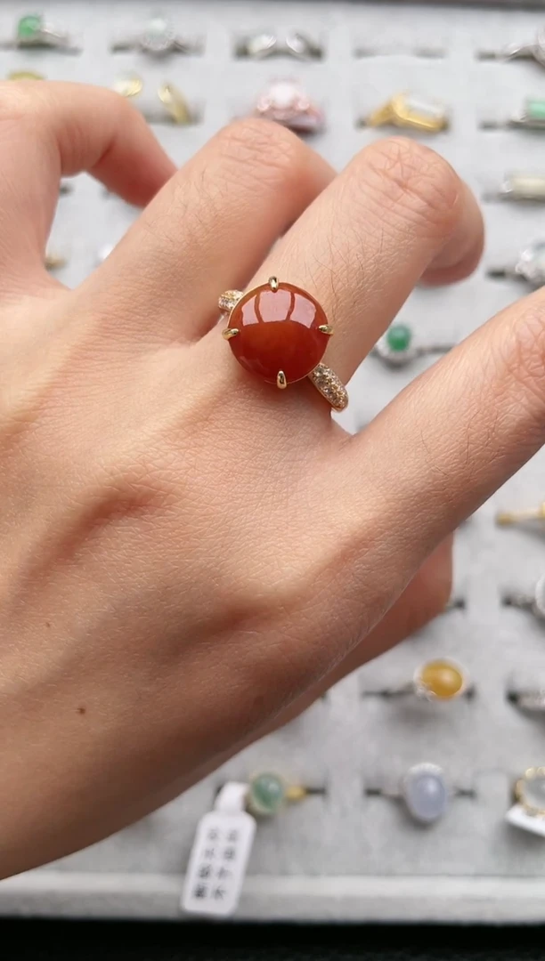 【闪购商品】翡翠戒指银S925镶嵌1111