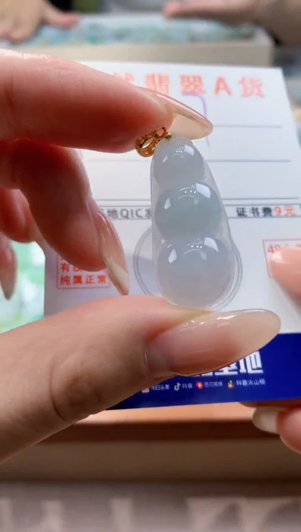 颈饰未镶嵌翡翠天然翡翠挂件