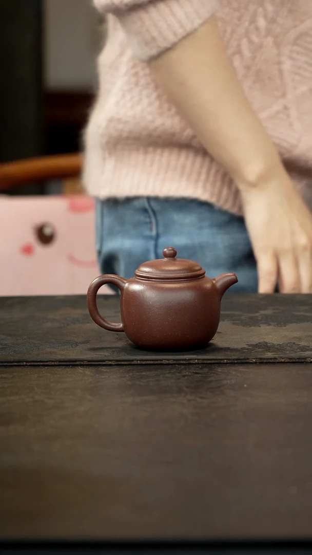 茶壶紫砂底槽青匏尊170cc