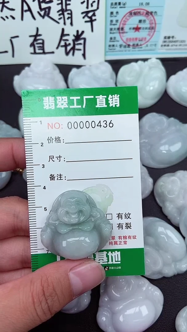颈饰未镶嵌翡翠缅甸天然翡翠拍一发一00436