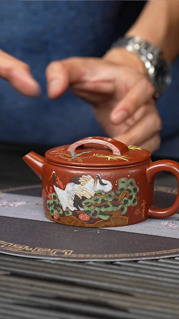 【闪购商品】紫砂茶壶SJK 大红袍 汉瓦
