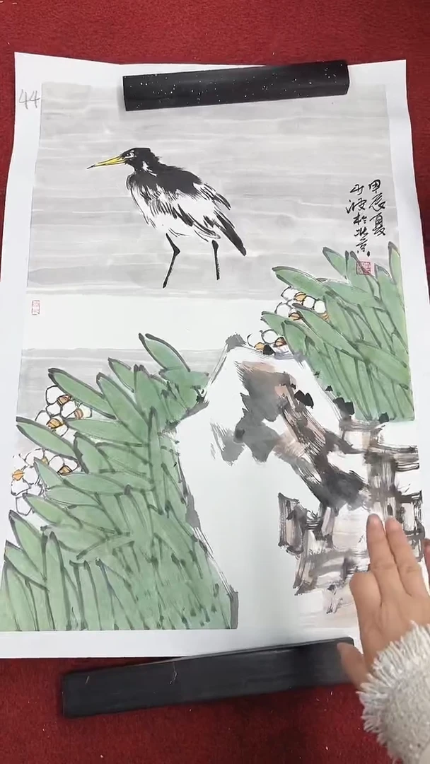 国画李少波/国画/花鸟
