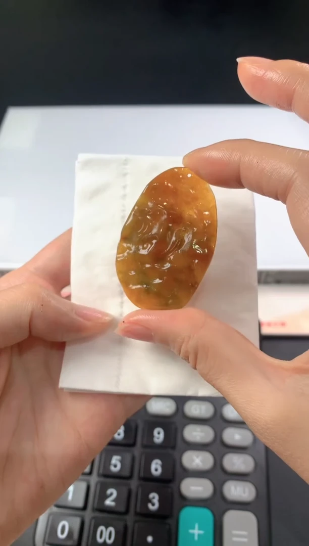 未镶嵌定制翡翠花*蕊毛货抛光