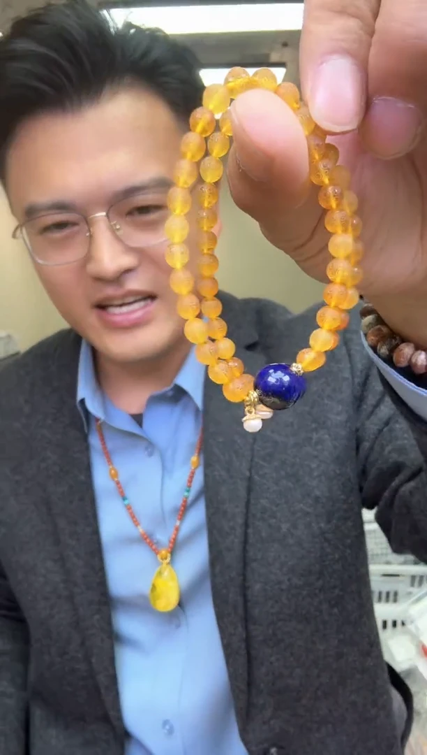 手链琥珀银S925镶嵌桐*儿多样性发一件 326