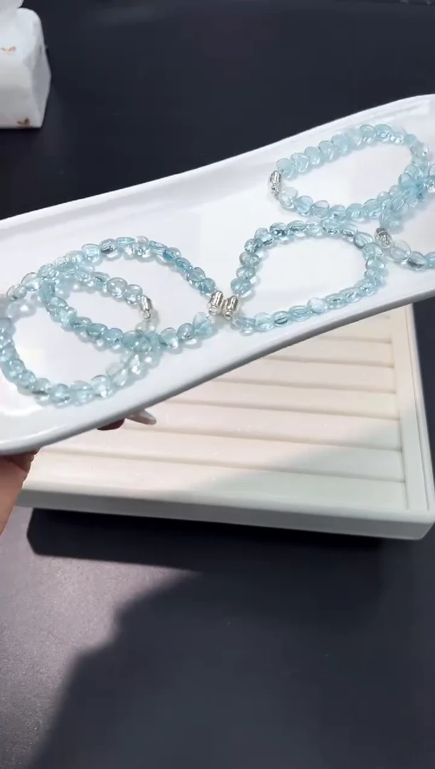 未镶嵌手串托帕石44i多样性发其一【1条】默认微瑕