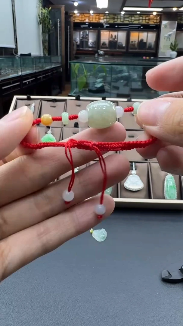 未镶嵌手绳翡翠路路通