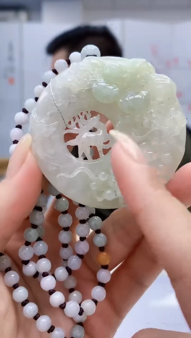 【闪购商品】定制翡翠未镶嵌5152lr-毛货挂件