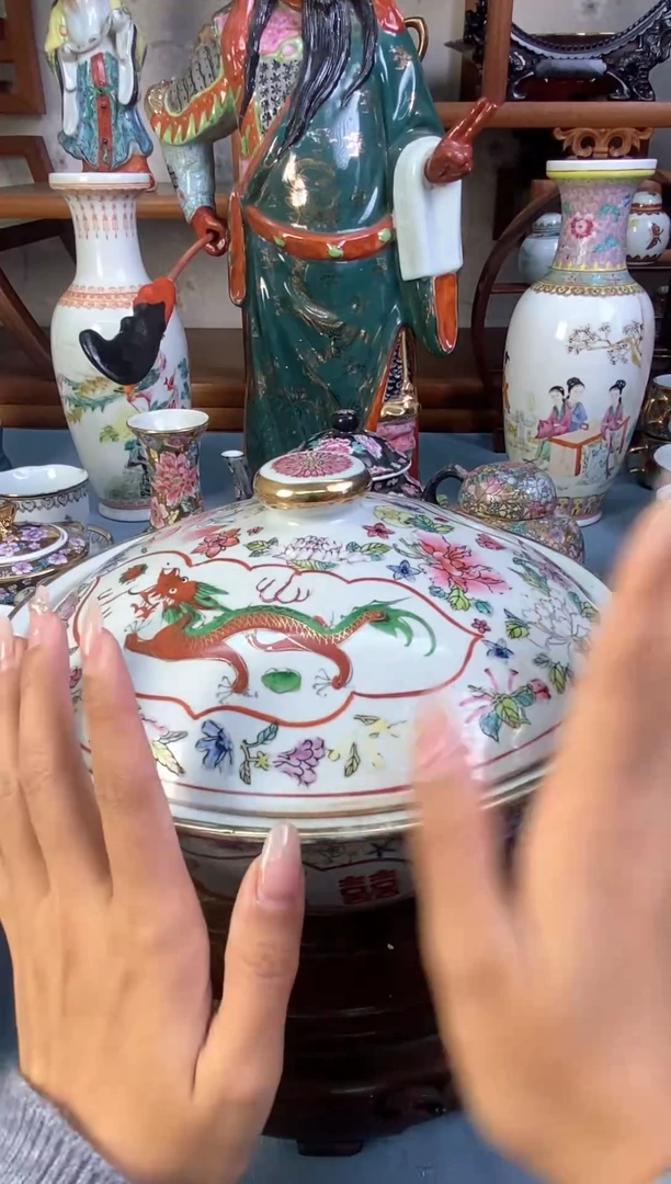 瓷片微瑕慎拍景德镇窑老厂瓷器单件