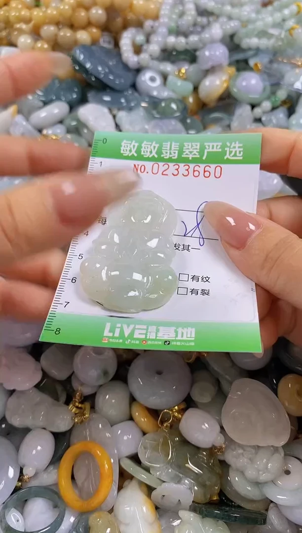 翡翠未镶嵌颈饰闪购0233660