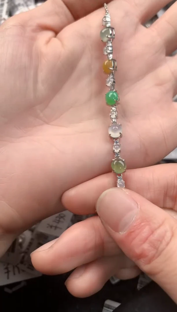 银S925镶嵌戒指翡翠10           2